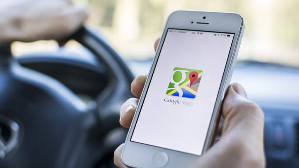 google maps widget iphone