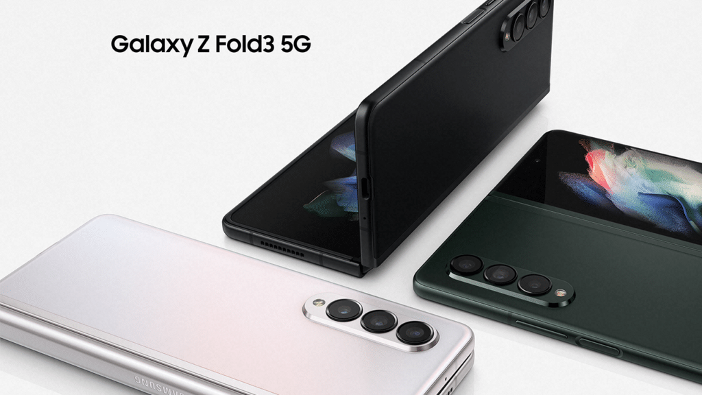 Samsung Galaxy Z Fold 3 colorazioni