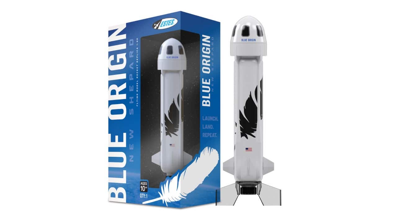 New Shepard Blue Origin: arriva il modellino che ricorda qualcos'altro thumbnail