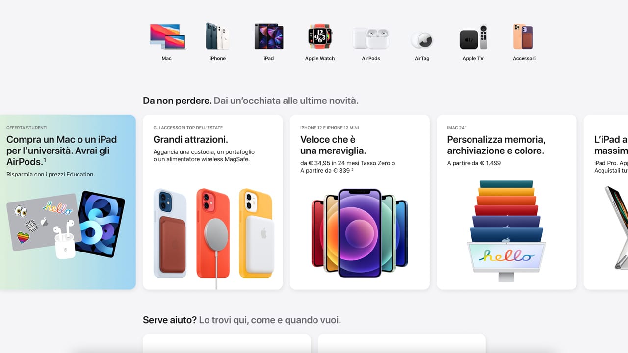 Apple lancia il nuovo store online completamente ridisegnato thumbnail