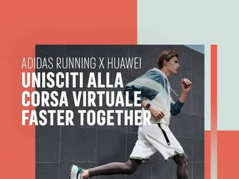 Adidas Running e Huawei lanciano la corsa virtuale "Faster Together" thumbnail