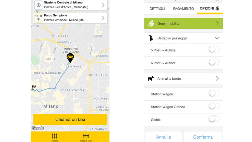 app prenotazione taxi apptaxi