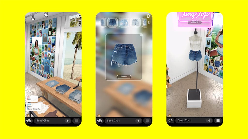 Snapchat App shopping