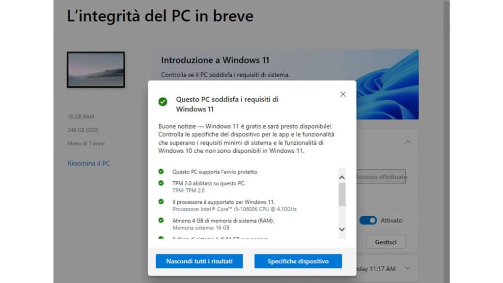 Windows 11 - TPM 2.0 PC Health Check