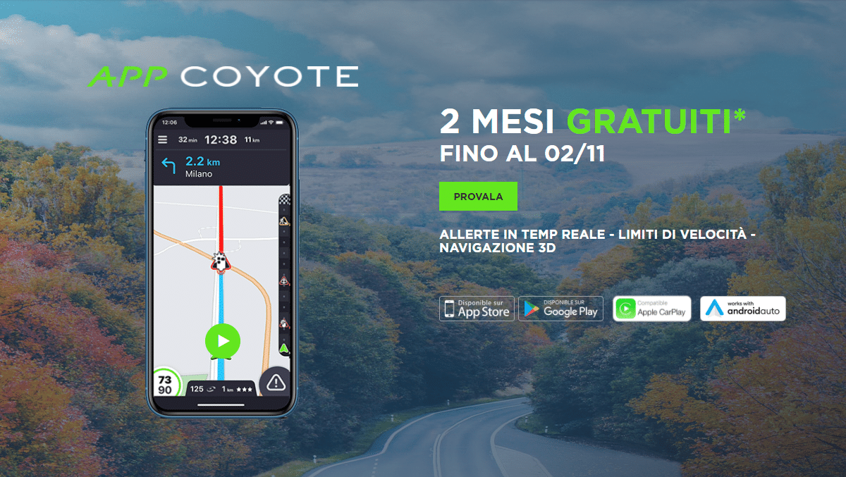 Coyote Mini vs App: le differenze tra i due sistemi di segna