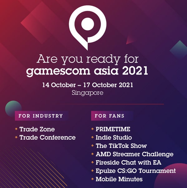 Gamescom Asia 2021: cos'è e cosa aspettarsi