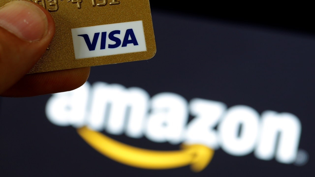 Amazon dice stop alle carte di credito Visa nel Regno Unito thumbnail