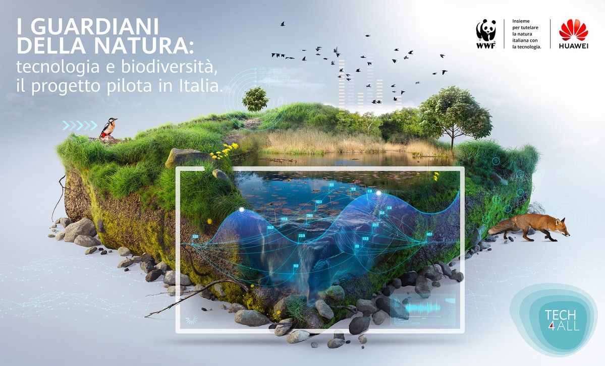 Huawei e WWF Italia presentano i Guardiani delle Natura: le vedette tech per le oasi naturali thumbnail