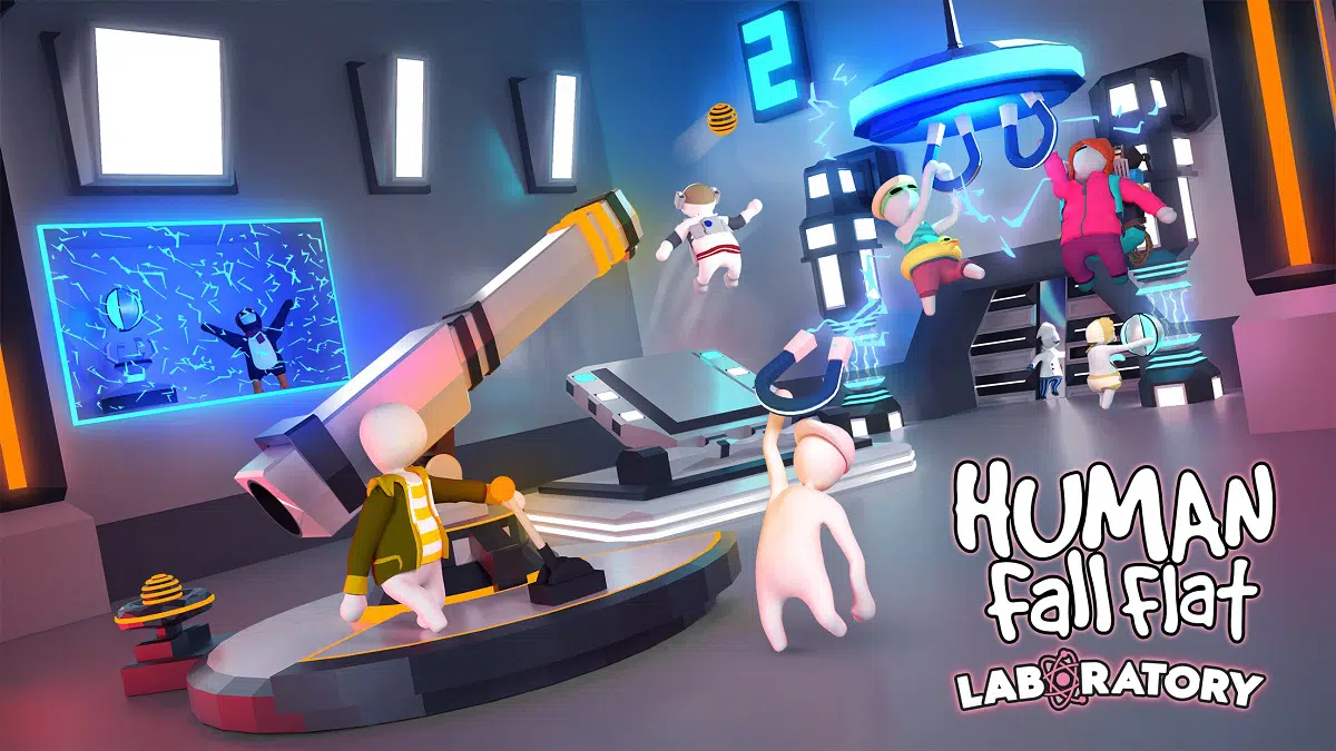 Human Fall Flat: il nuovo aggiornamento porta il livello Laboratorio su mobile thumbnail
