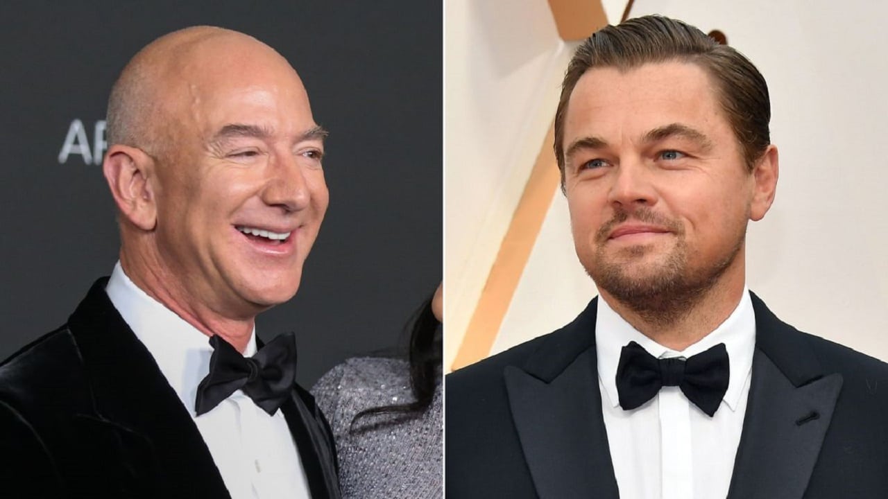 Jeff Bezos minaccia scherzosamente Leonardo DiCaprio thumbnail
