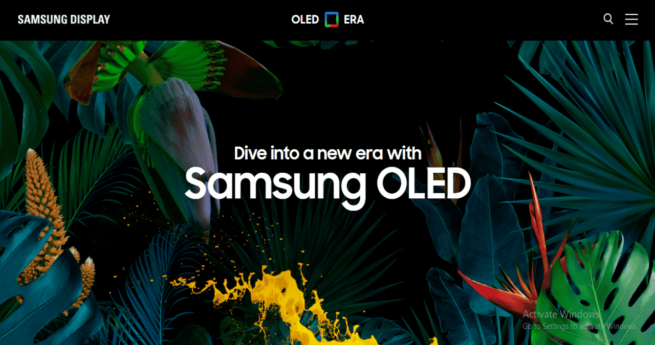 Samsung Display e il futuro degli schermi OLED: ecco il sito internet thumbnail