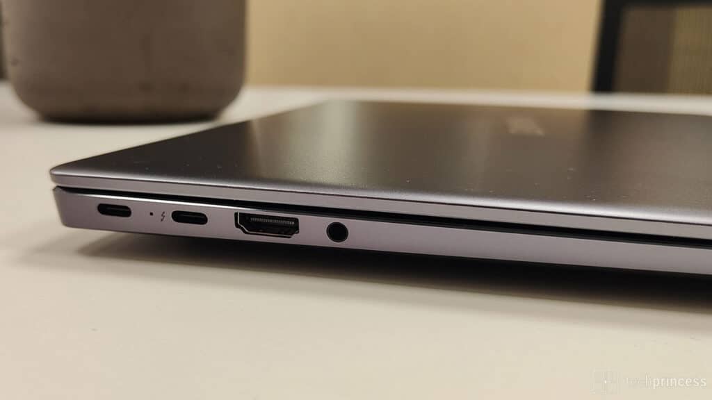 Huawei MateBook 14s recensione porte