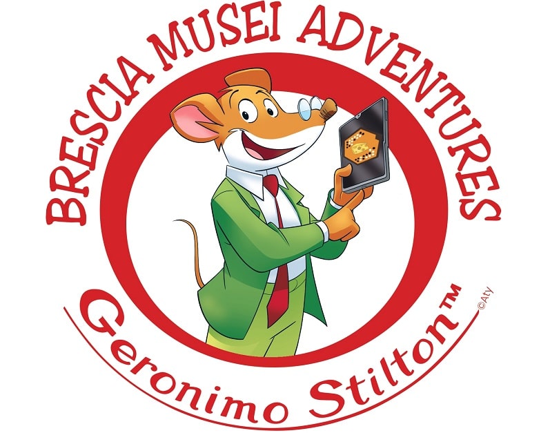 Logo Geronimo Stilton. Brescia Musei Adventures-min