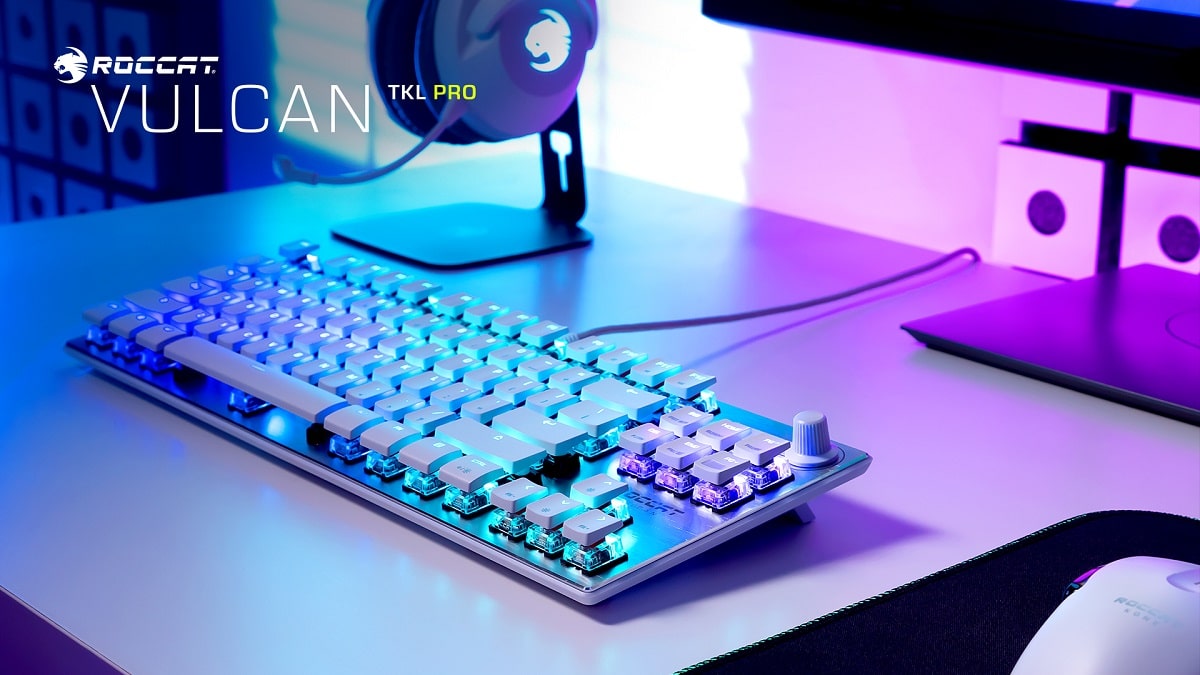 La tastiera Vulcan TKL Pro Arctic White di ROCCAT è disponibile thumbnail