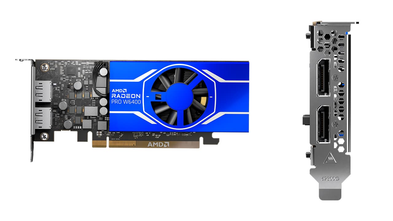 AMD Radeon PRO W6400, la nuova GPU dedicata alla produttività thumbnail