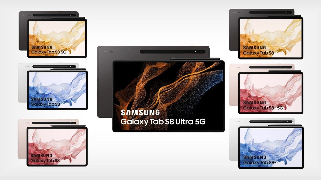 Rivelati prezzo e caratteristiche dei tre modelli Samsung Galaxy Tab S8 thumbnail