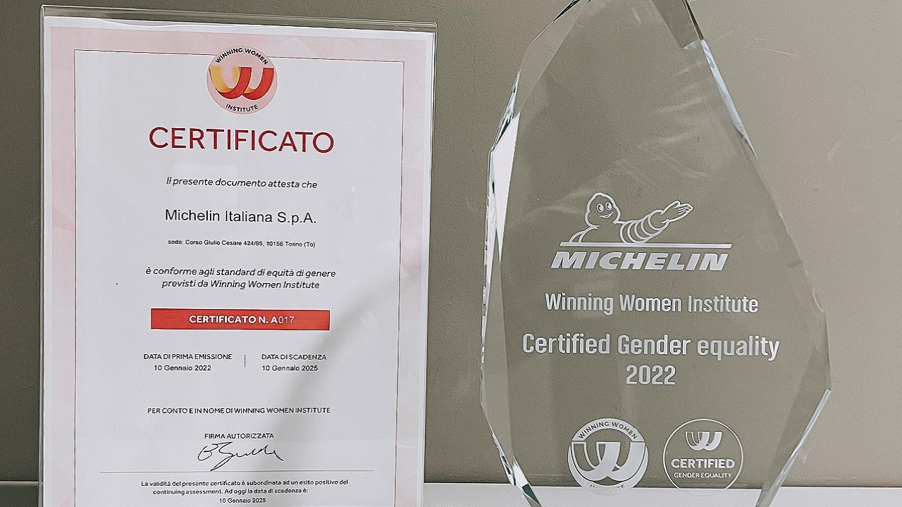 Michelin Italiana ottiene la certificazione Gender Equality thumbnail