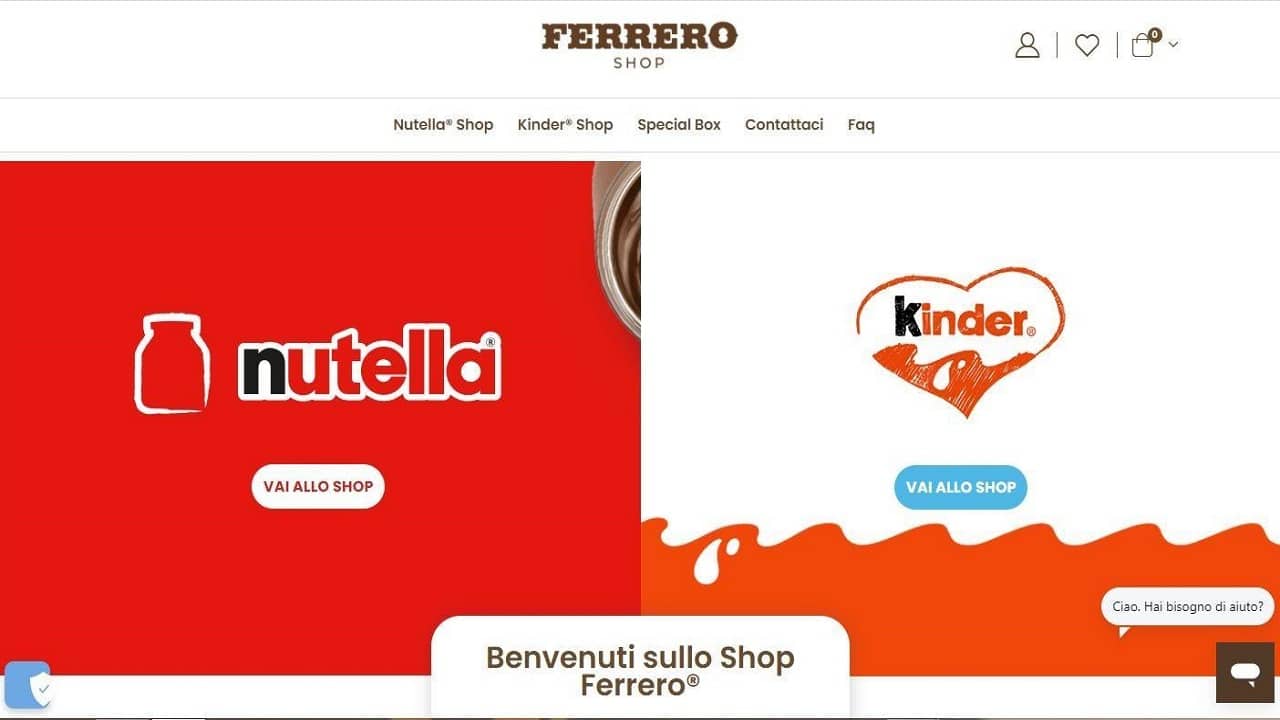 Ferrero apre il suo primo e-commerce thumbnail