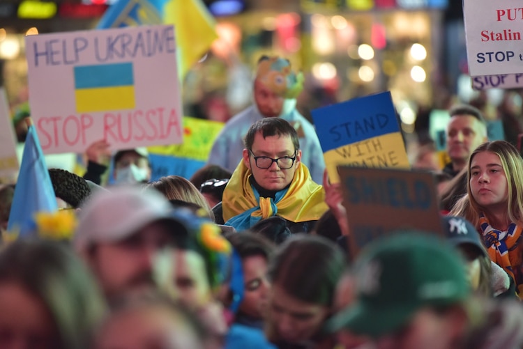 manifestazione pro Ucraina