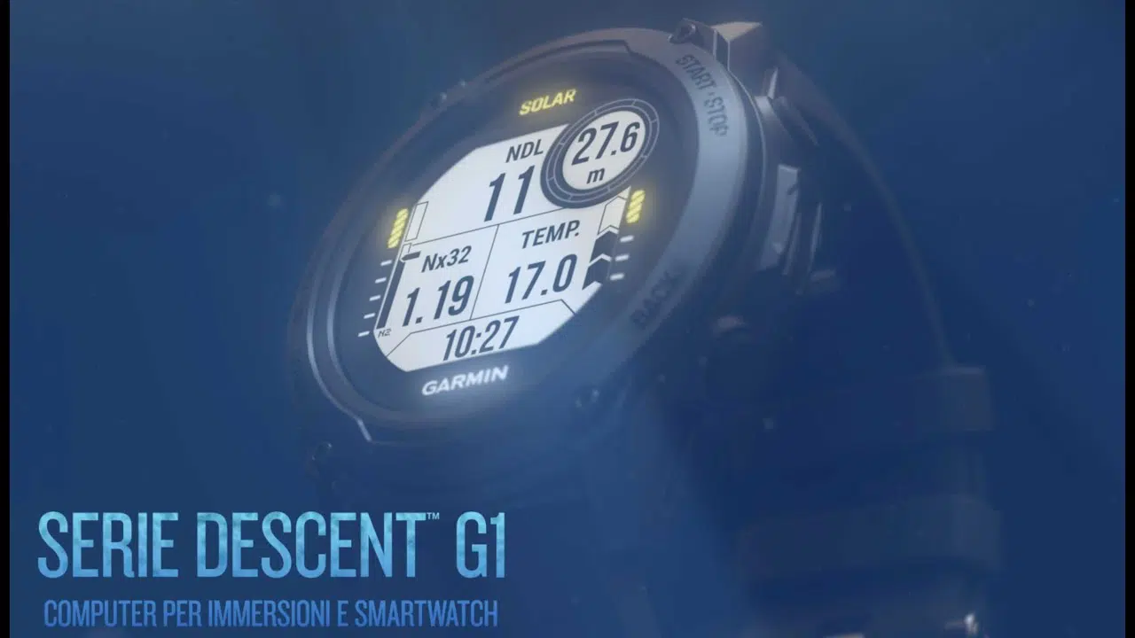 Garmin lancia Descent G1 Solar: l'orologio dedicato alle immersioni thumbnail