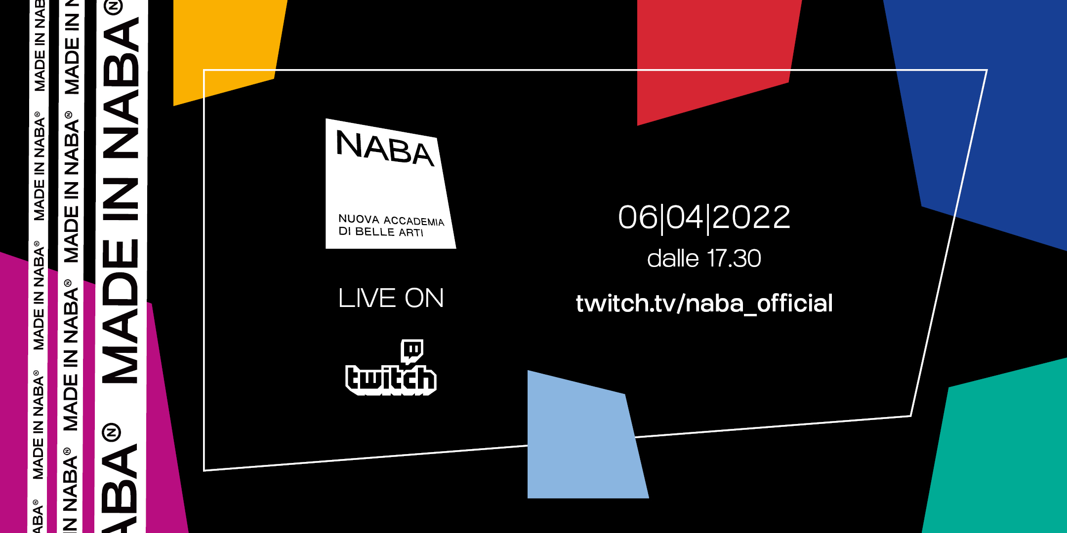 NABA, Nuova Accademia di Belle Arti lancia un proprio canale Twitch con Manuelito Hell Raton thumbnail