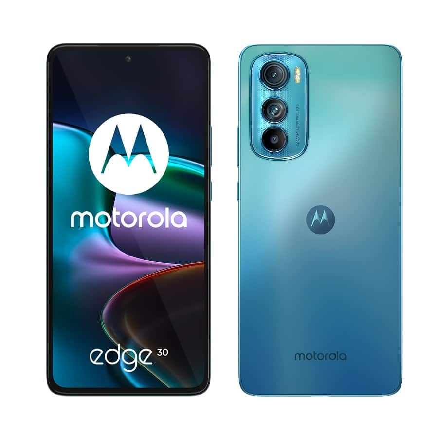 2022 Motorola edge 30 BasicPack Aurora Green Frontback min