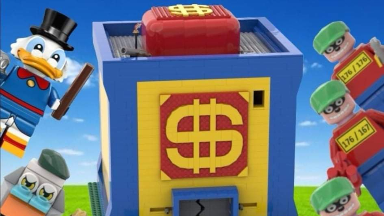 Il Deposito di Zio Paperone realizzato con i LEGO da Matteo Sperati | Intervista thumbnail