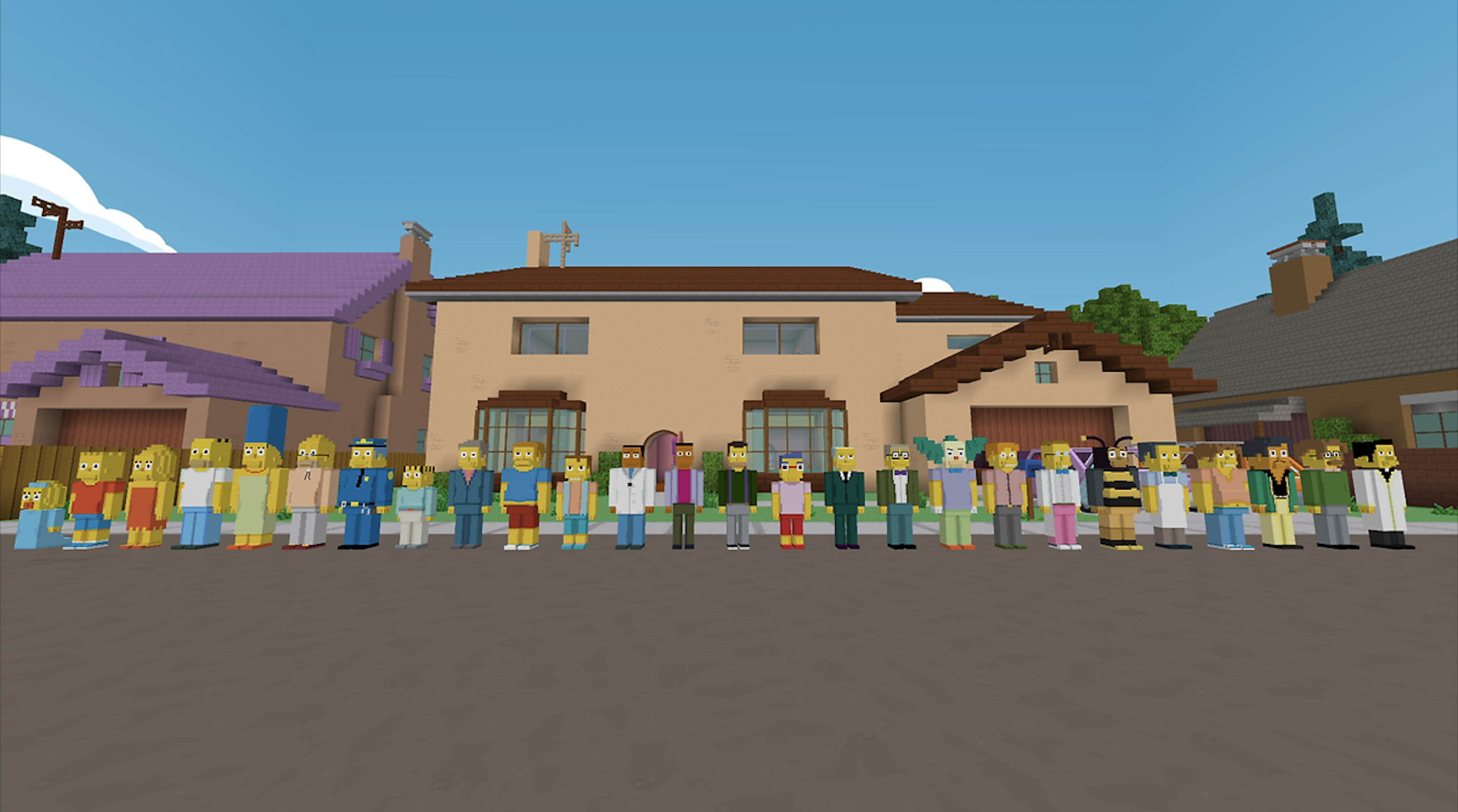 Un gruppo di creatori di Minecraft ha ricreato nei dettagli la Springfield de I Simpson thumbnail