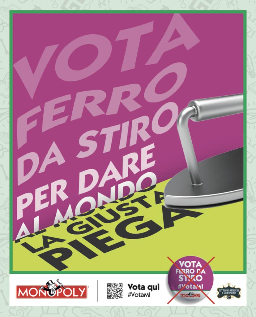Monopoly Vota FERRO DA STIRO Poster