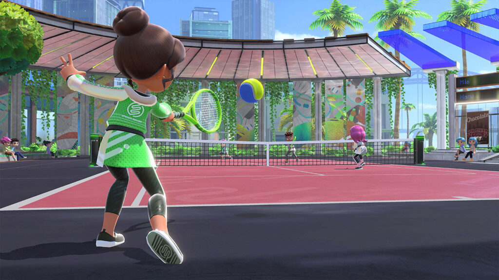 Nintendo switch Sports anteprima tennis