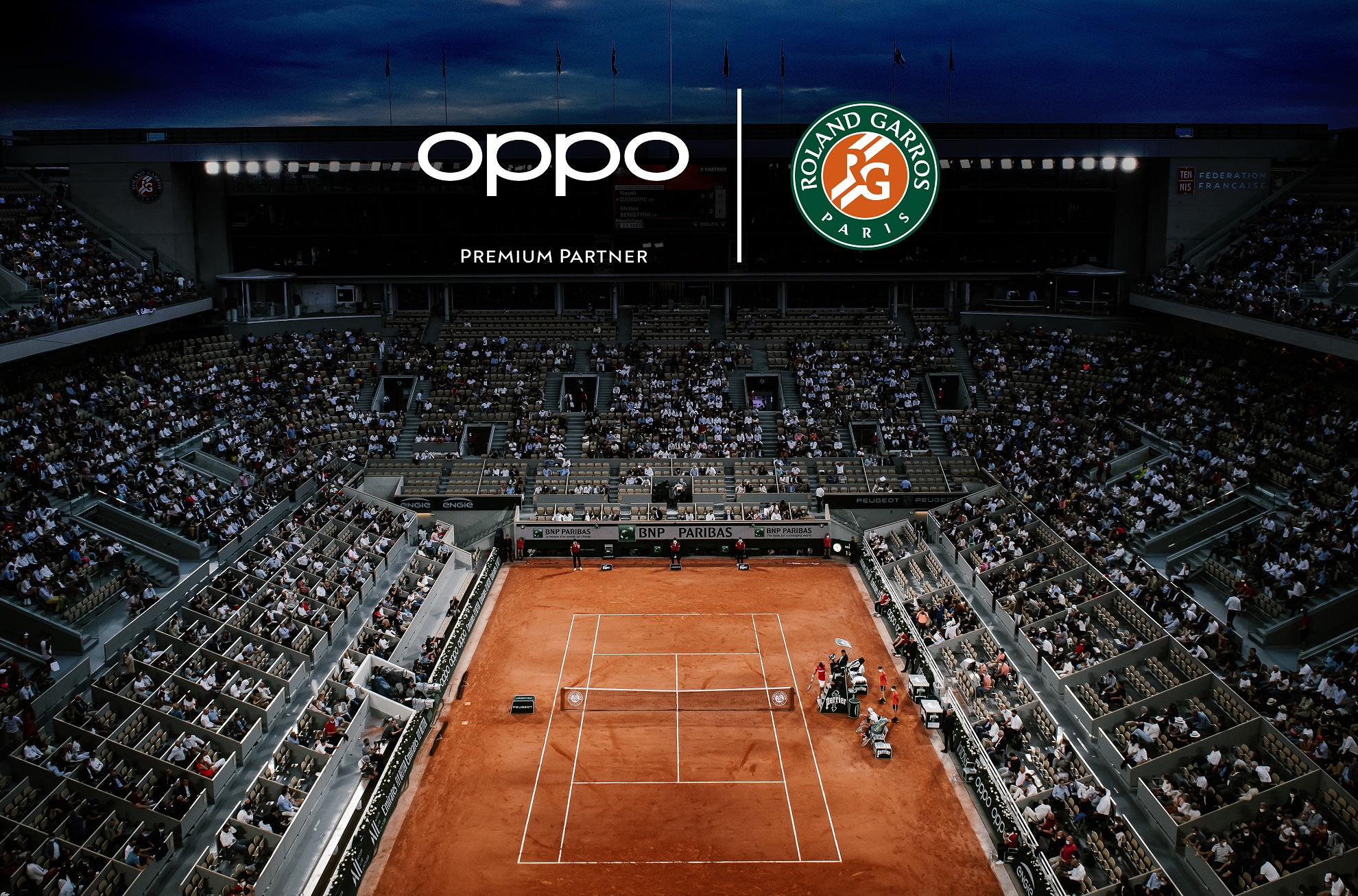OPPO sarà partner del Roland-Garros anche per le edizioni 2022 e 2023 thumbnail