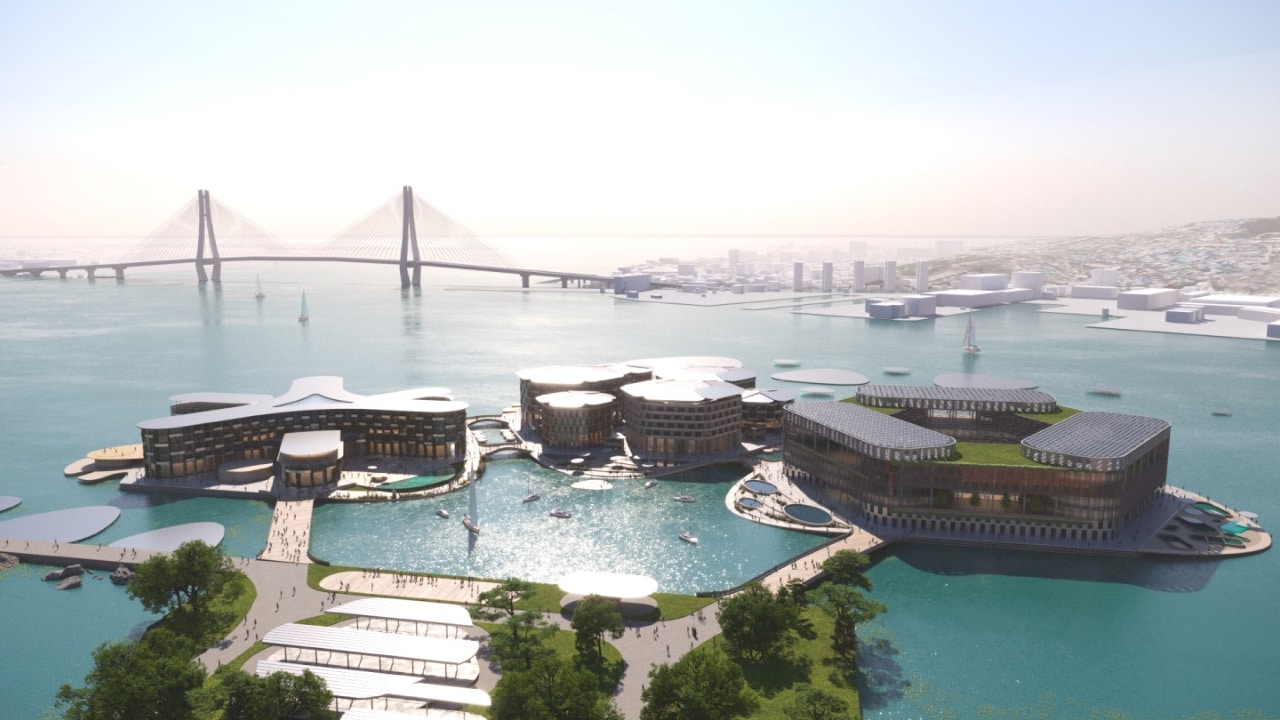 La prima città galleggiante al mondo sarà realizzata in Corea del Sud thumbnail