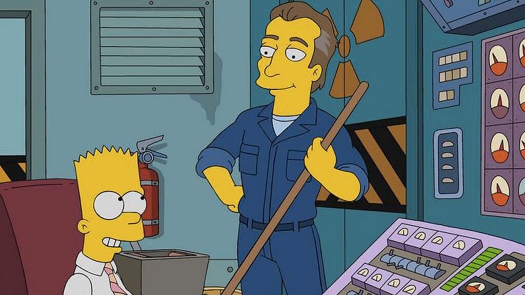 Hugh Jackman and Bart in The Simpsons Season 33 Finale TaQVQi min
