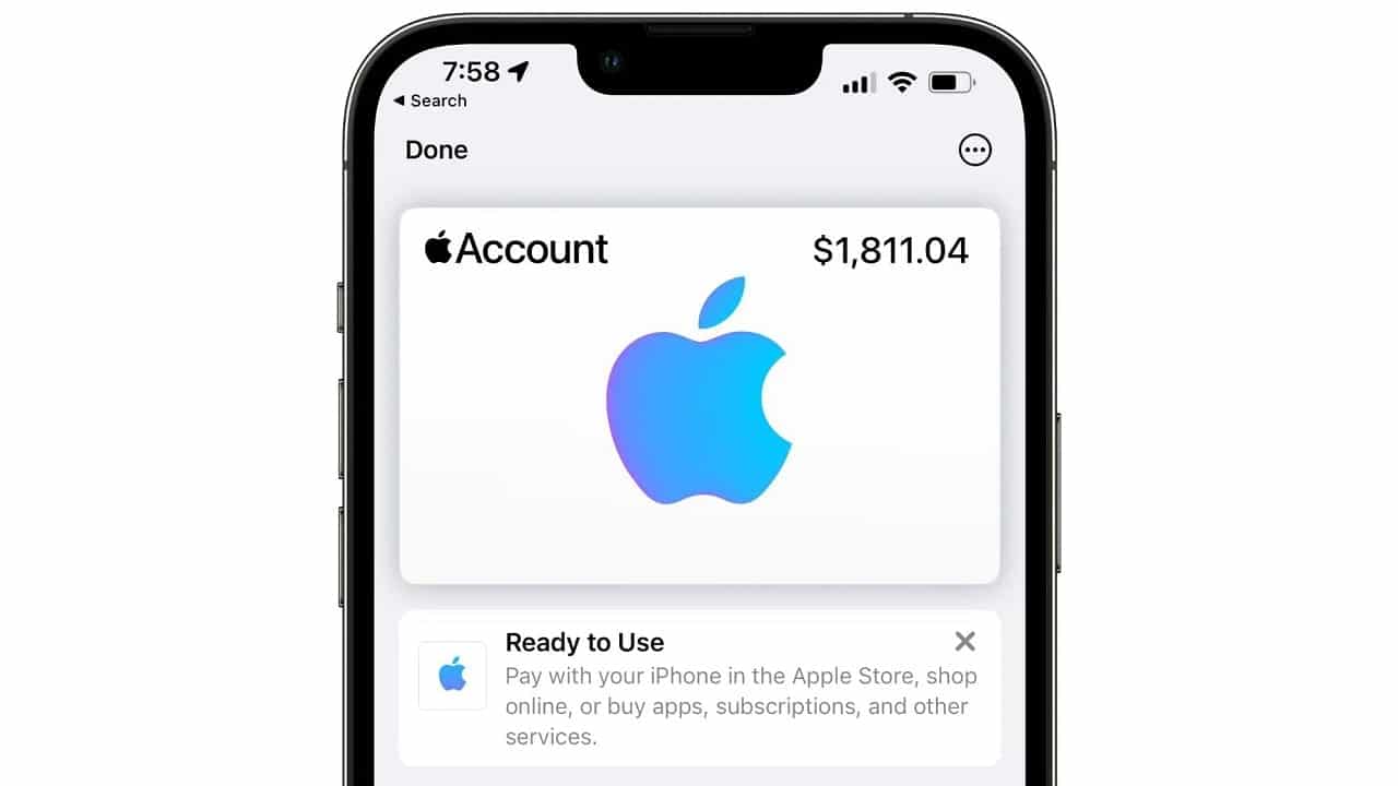 L'app Wallet ora supporta le carte Apple Account thumbnail