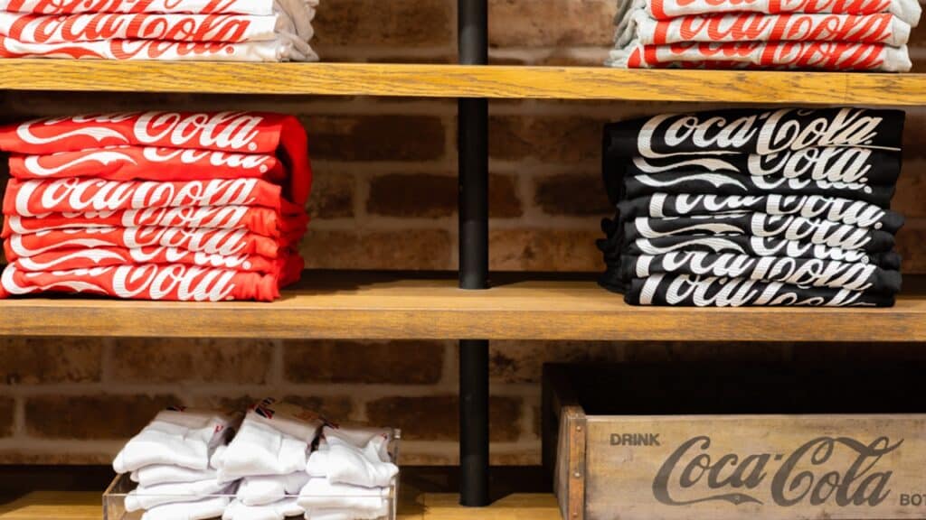 negozio coca cola sostenibilita