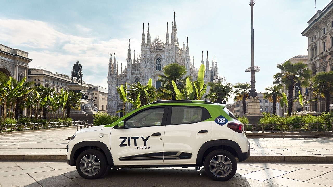 Zity by Mobilize, il car sharing 100% elettrico arriva a Milano thumbnail