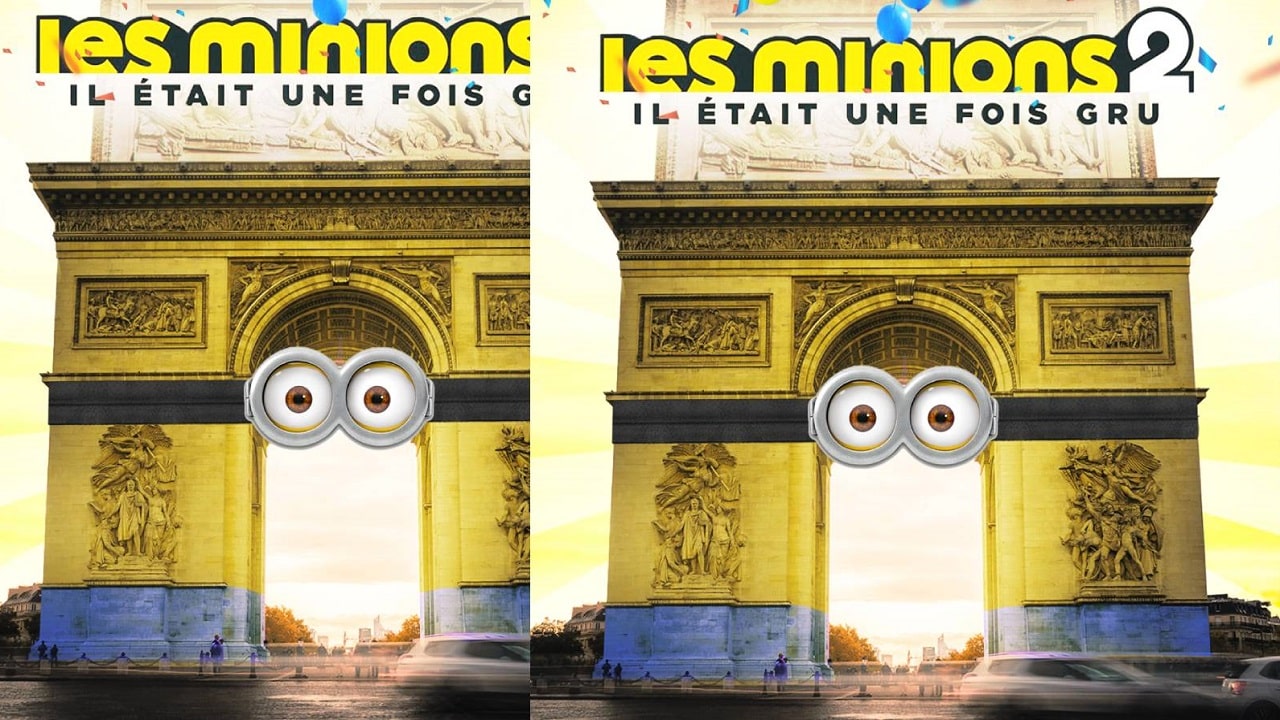 L'Arco di Trionfo diventa un Minion gigante grazie alla realtà aumentata thumbnail