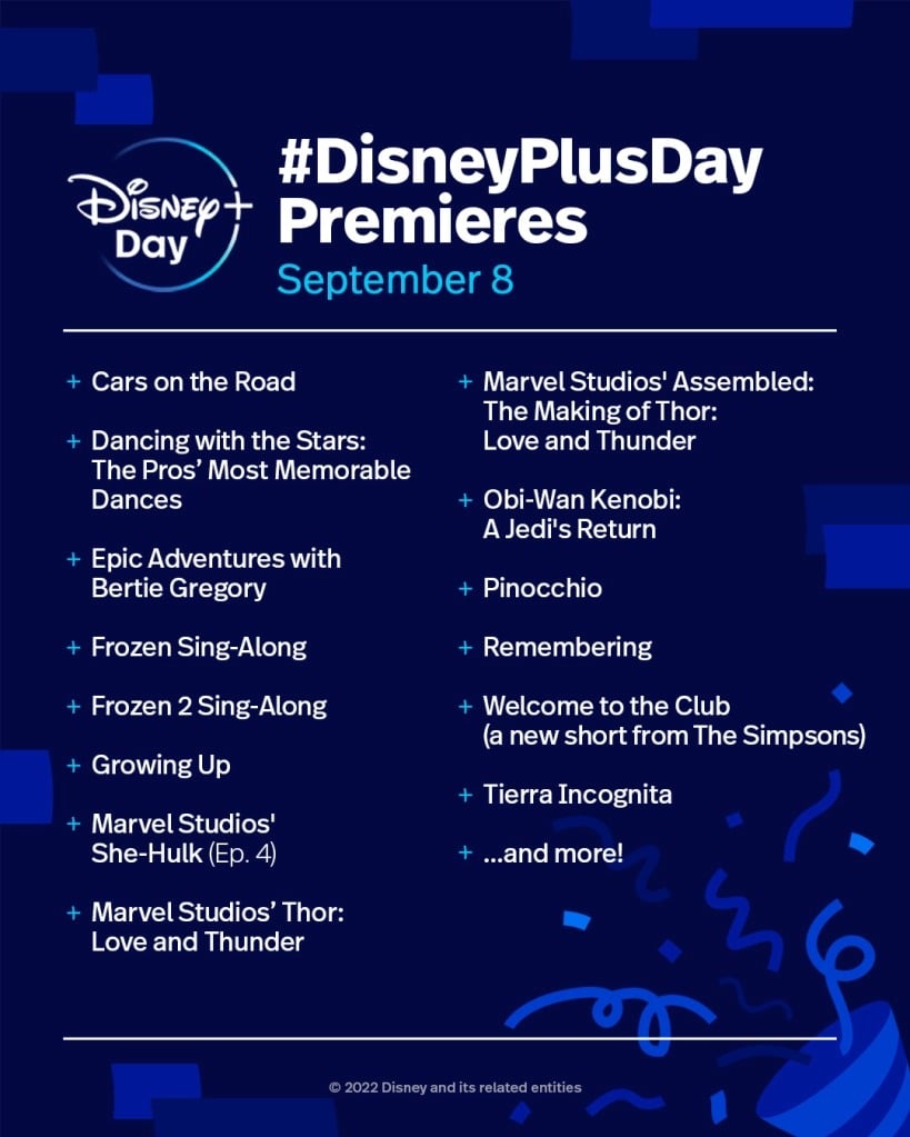 Disney Plus Schedule