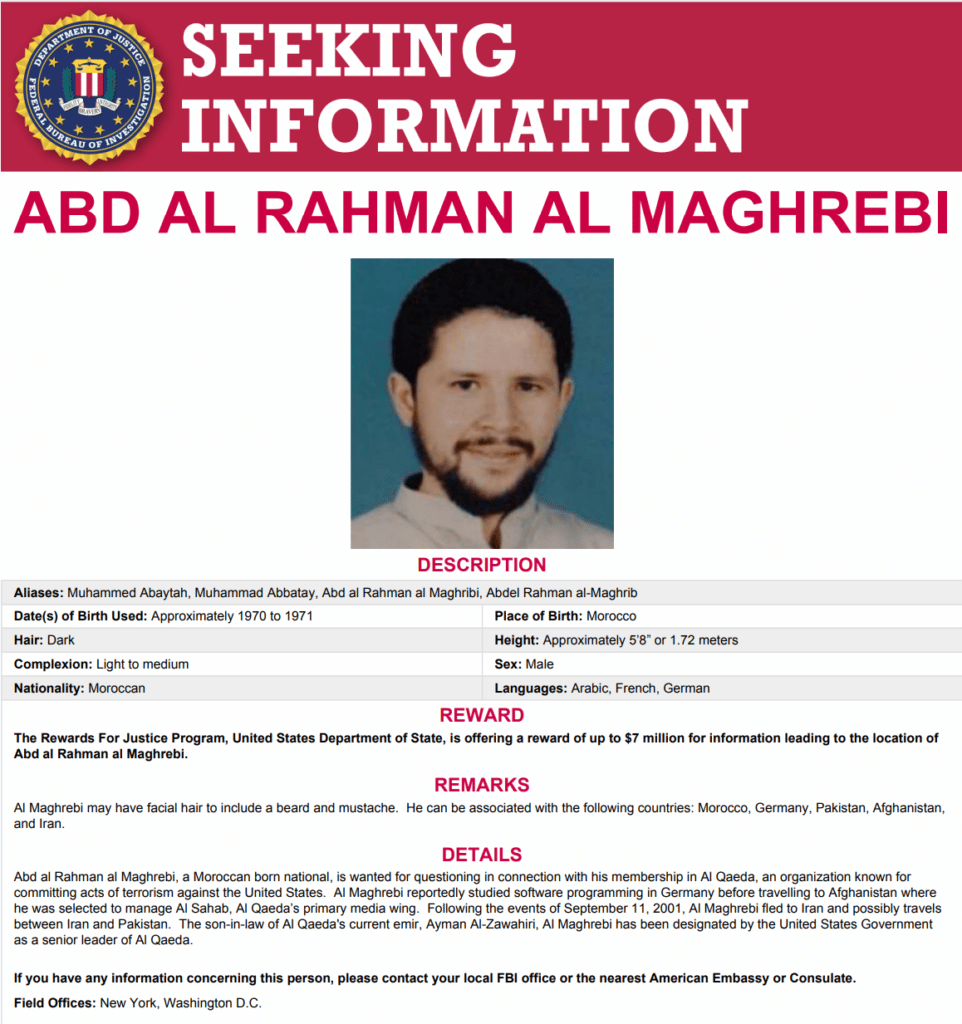 Abd Al Rahman Al-Maghrebi uno dei possibili futuri leader di Al-Qaeda dopo la morte di Al-Zawahiri