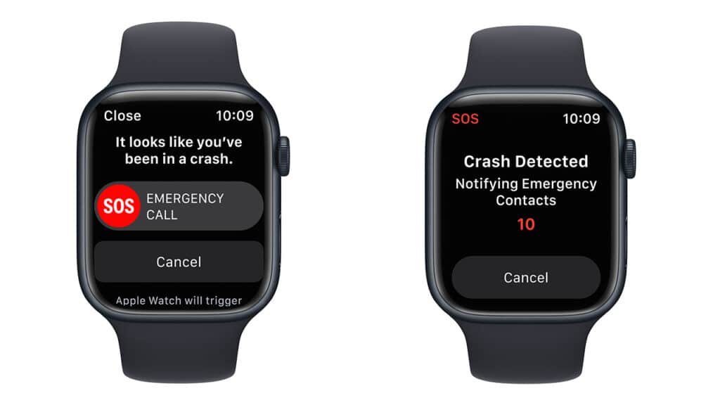Apple Watch 8 rilevamento incidenti