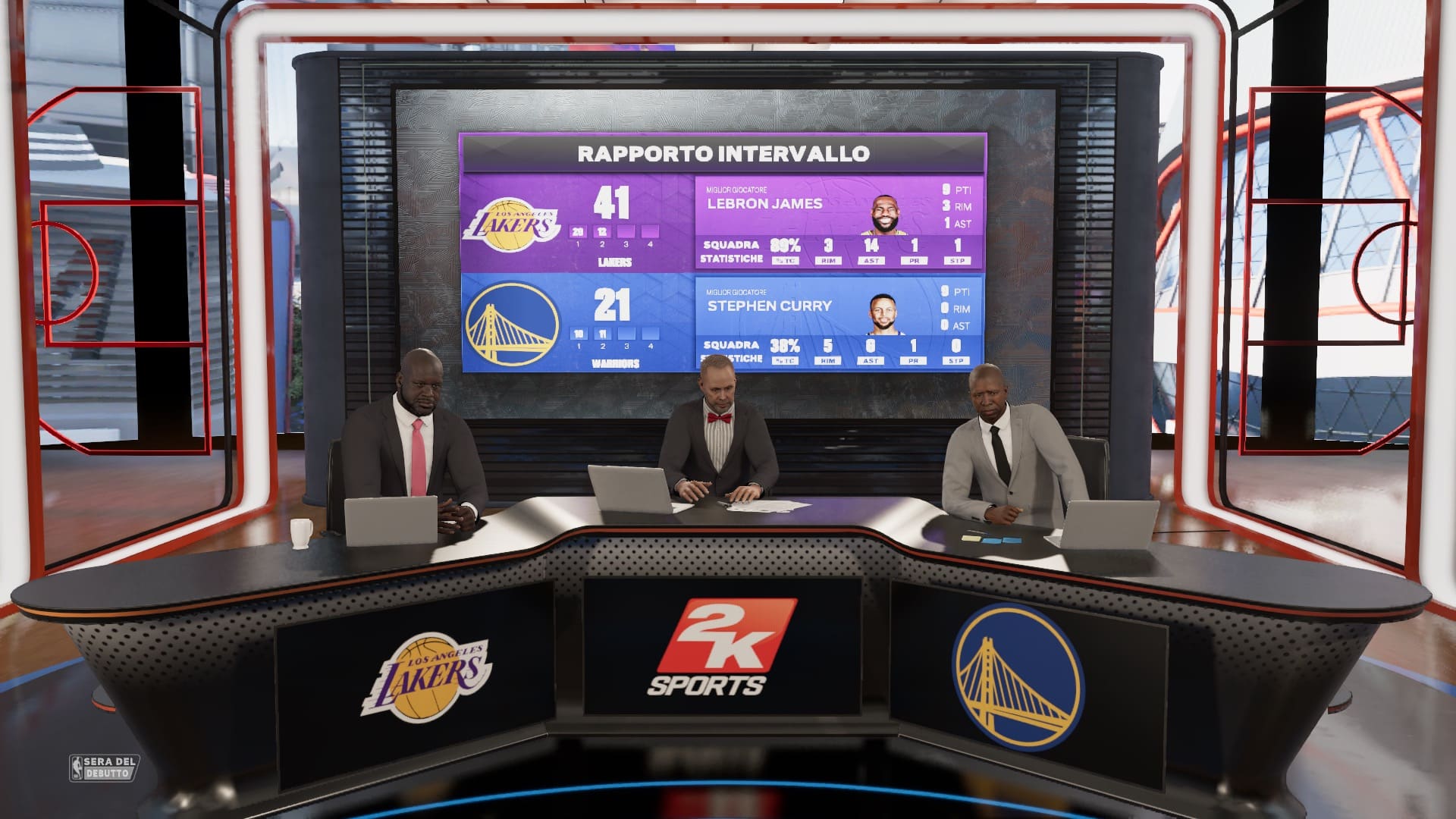 NBA 2K23 broadcast