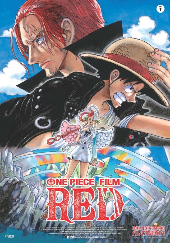 One Piece Film RED Poster Italiano Ufficiale