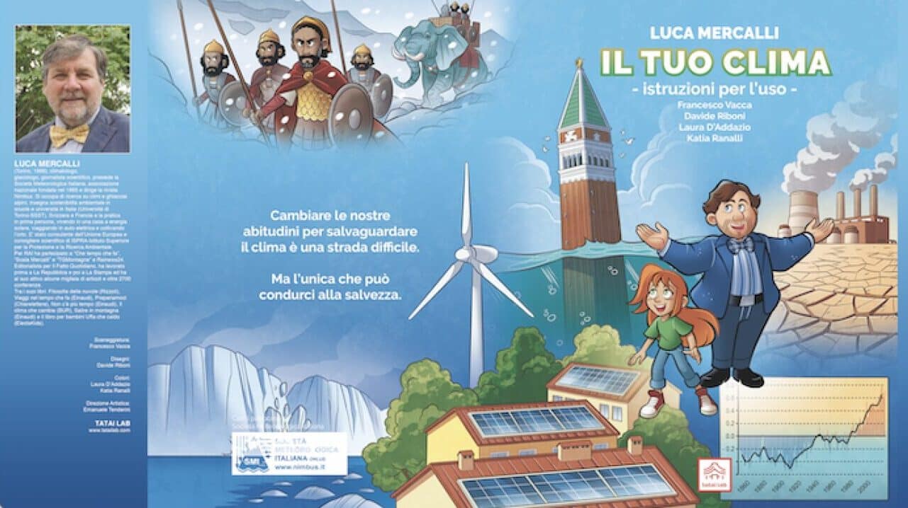 Luca Mercalli diventa un fumetto per raccontare il cambiamento climatico thumbnail