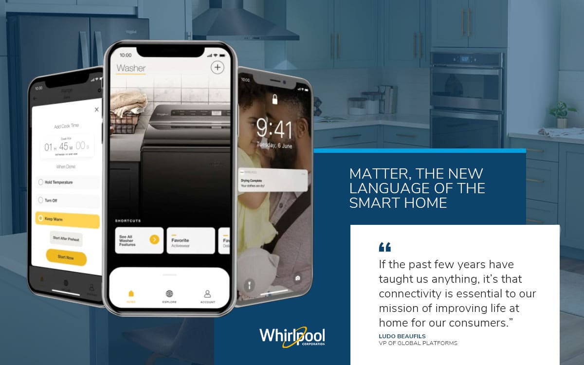 Whirpool integrerà lo standard Matter nei suoi elettrodomestici smart thumbnail