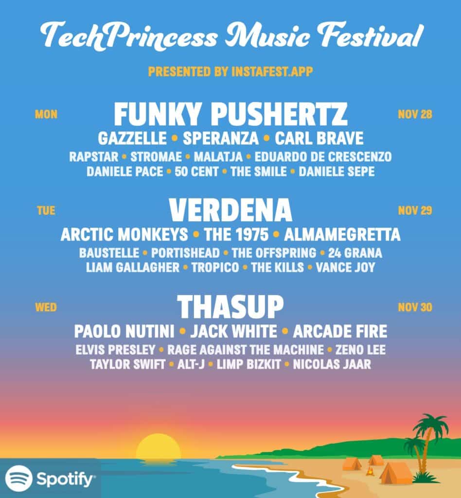 TechPrincess Music Festival 1 Spotify Instafest