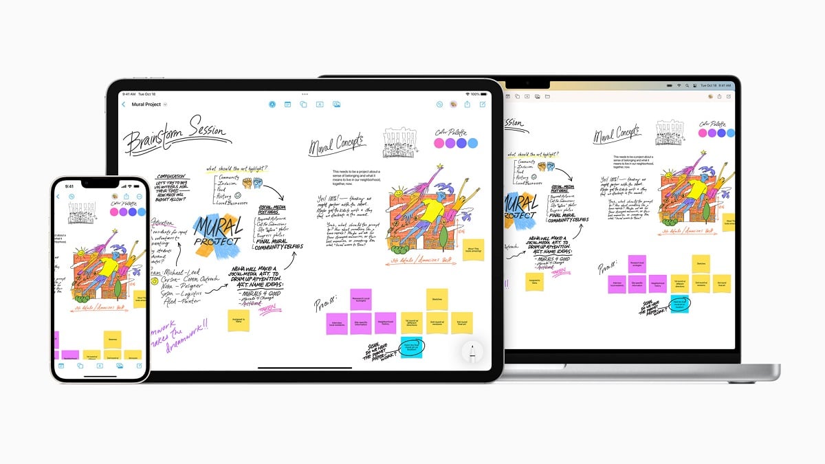 Apple lancia Freeform: la lavagna digitale per la collaborazione in tempo reale thumbnail