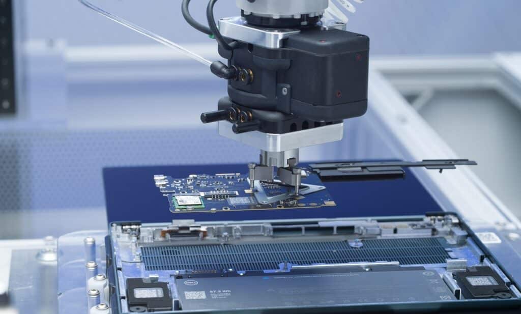 Concept Luna motherboard in microfactory close up Dec 2022 min