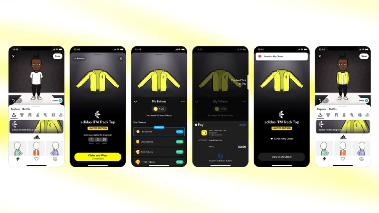 Snapchat e Adidas lanciano insieme il primo Bitmoji Drop thumbnail