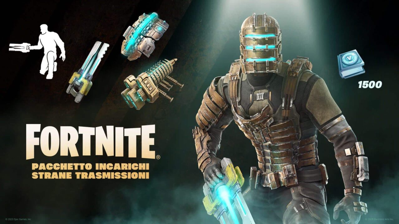 Fortnite lancia il crossover con Dead Space: ecco tutte le skin e gli oggetti thumbnail