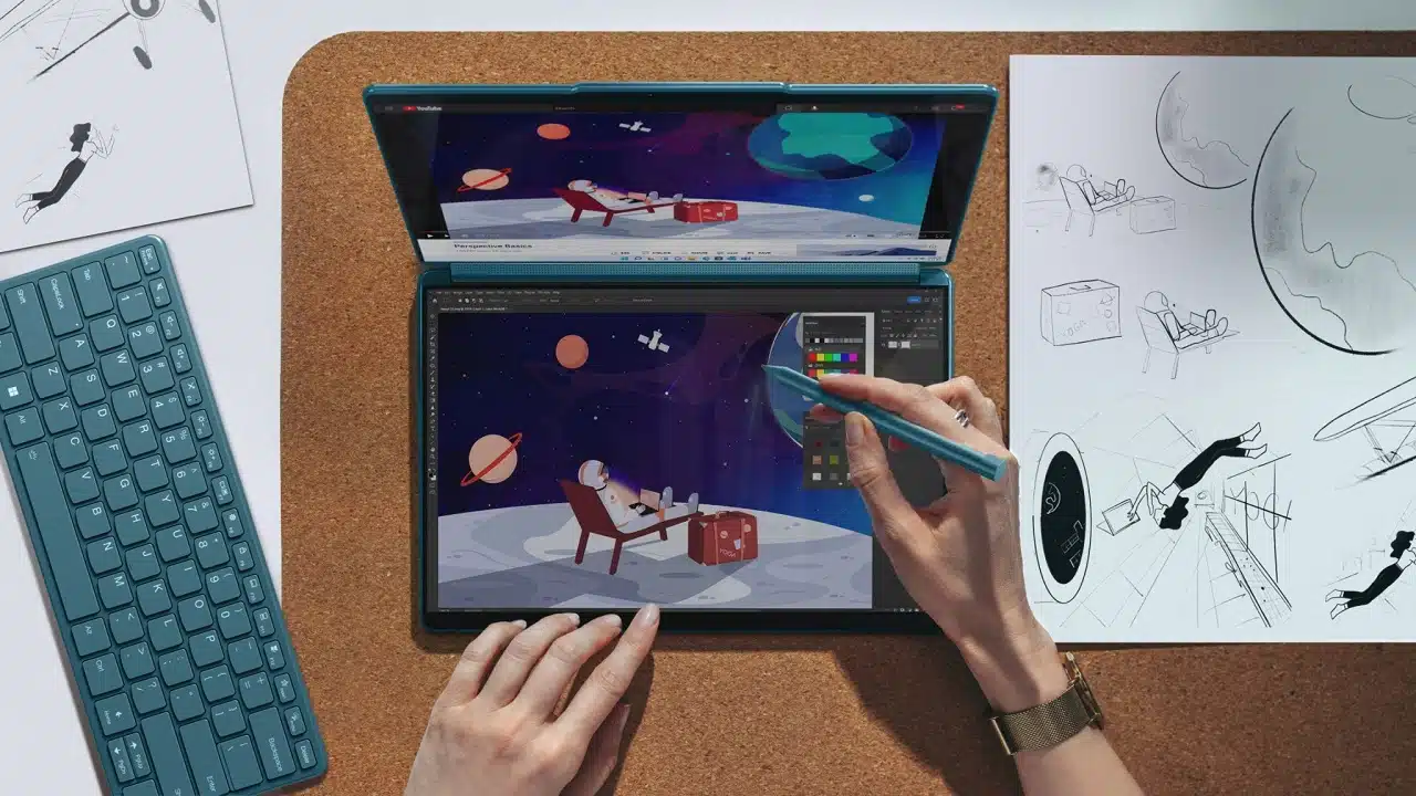 Lenovo lancia Yoga Book 9i e una gamma di dispositivi consumer premium thumbnail